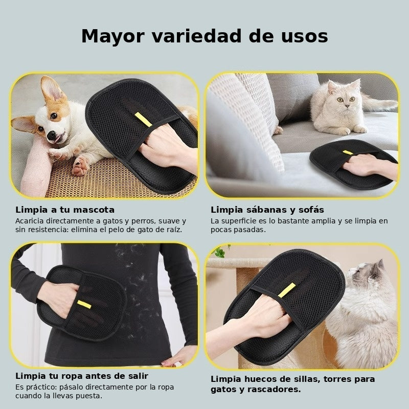 Guante Quitapelos para Mascotas – Lavable